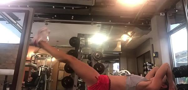  Gina Gerson working out sexy